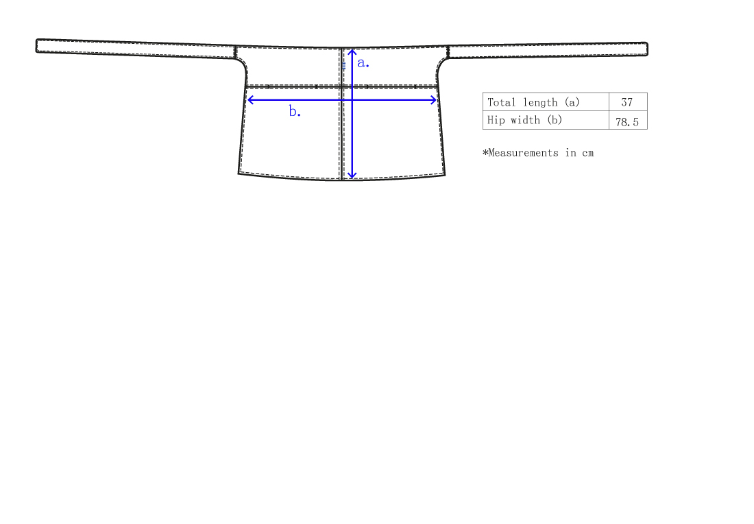 bastidaforwork measurments obumini apron uniform workwear